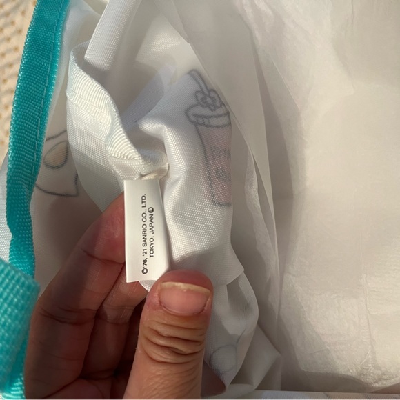 🌹2/$20🌹Sanrio Hello Kitty Hamburger Large Capacity Grocery Bag - Picture 5 of 7